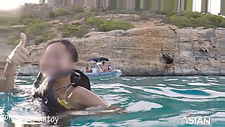 pussy licking public holiday pool sex