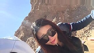 chinese girl pissing and drinking