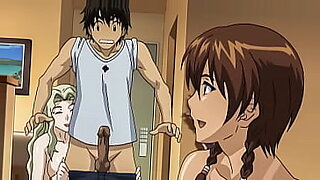 shemale hentai hot riding a roped anime girl